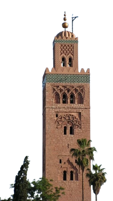 Koutoubia Mosque minaret in Marrakech
