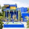 Blue villa of the Jardin Majorelle in Marrakech